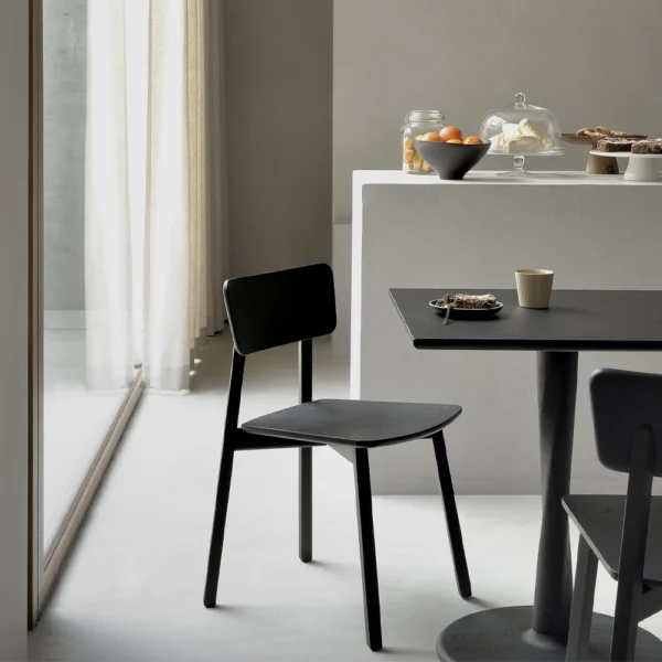 Solid Oak Silhouette Dining Chair - Available in Two Materials and Finishings - Image 7