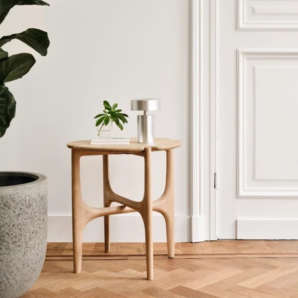 Refined Hand Finished Side Table - Available in Two Materials - Image 4