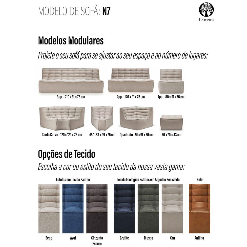 Sofa Modular Armchair Furniture Decor Algarve Oliveira Tavira Shop