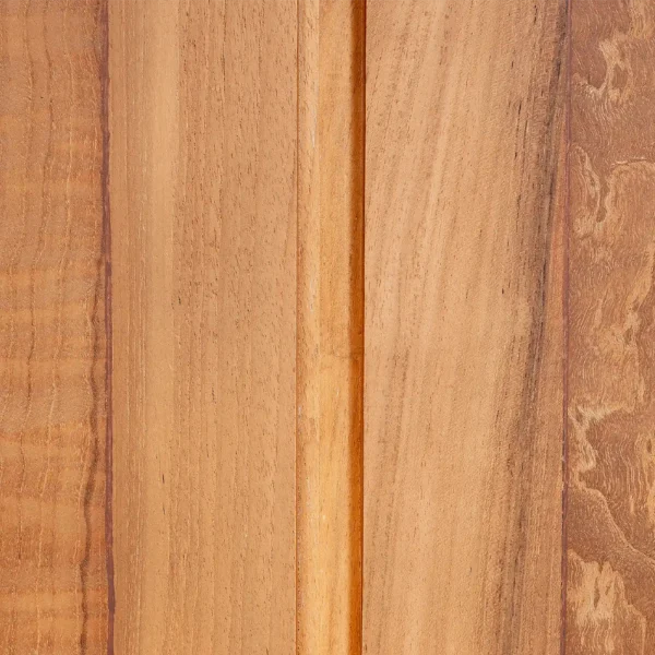 Stunning Solid Natural Teak Wood Dining Table with Pillar Base - Image 5