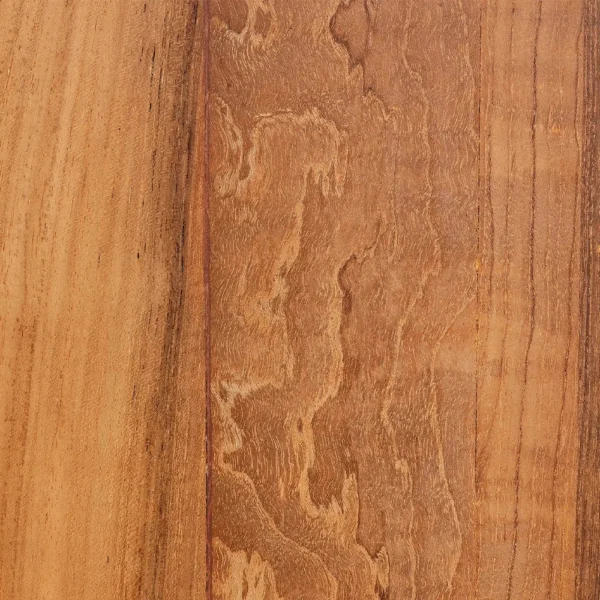 Stunning Solid Natural Teak Wood Dining Table with Pillar Base - Image 7