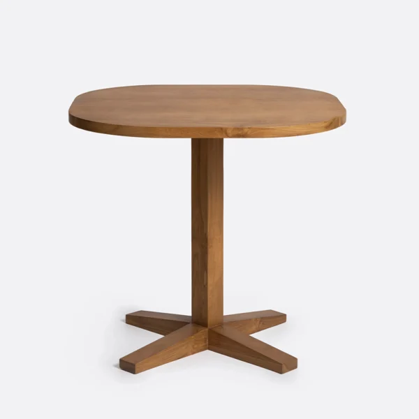 Quality Petit Solid Natural Teak Wood Dining Table - Indoor and Outdoor Models - Available in Two Sizes