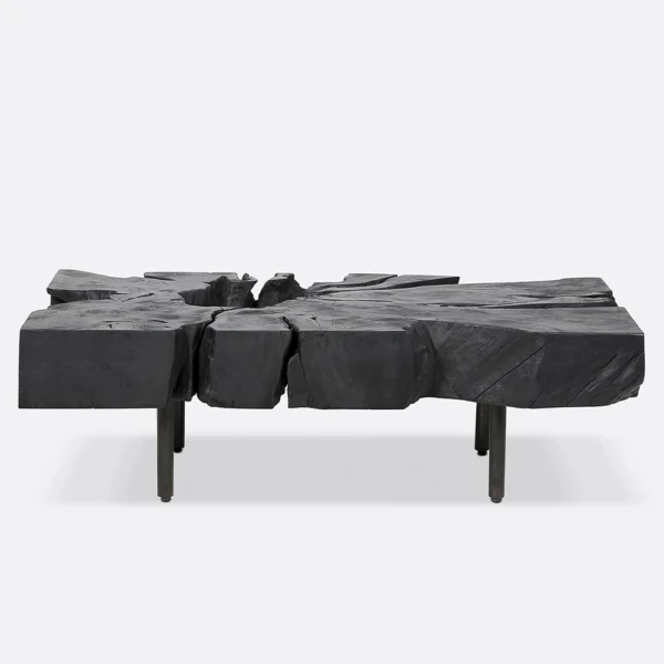 Solid Natural Reclaimed Teak Wood Tree Root Table – Image 3
