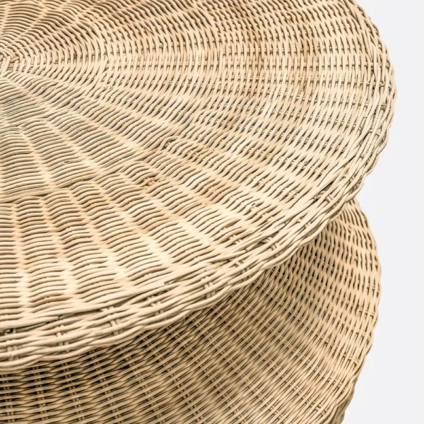 Hand Woven Rattan Diavolo Coffee Table – Image 3