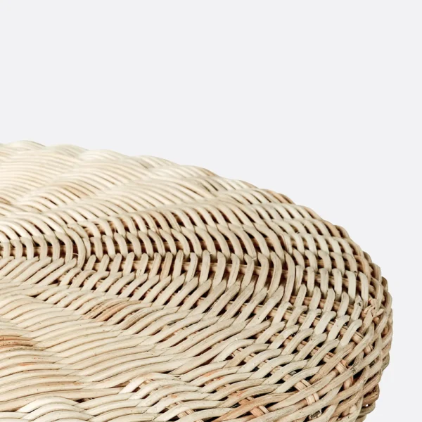 Hand Woven Rattan Diavolo Side Table – Image 3