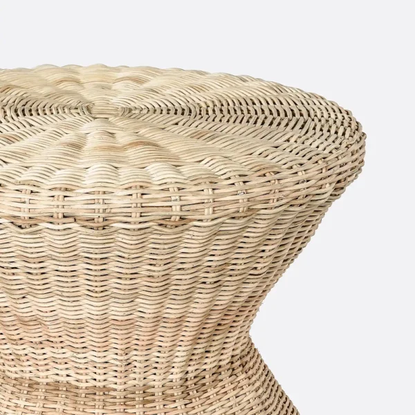 Hand Woven Rattan Diavolo Side Table – Image 2