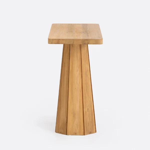 Rustic Solid Reclaimed Teak Wood Console - Image 6