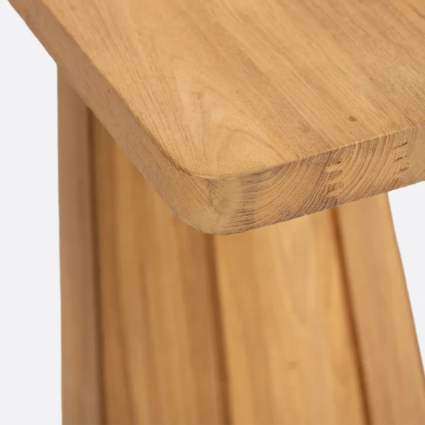 Rustic Solid Reclaimed Teak Wood Console - Image 5