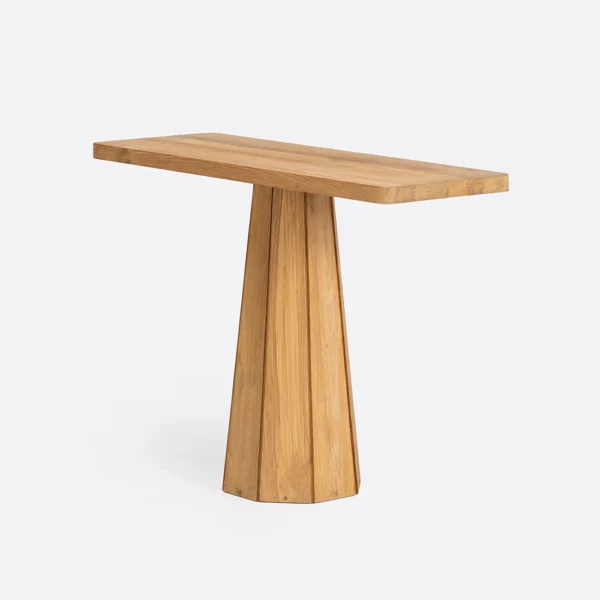 Rustic Solid Reclaimed Teak Wood Console - Image 4