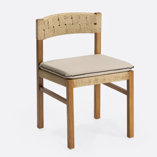 Soft Natural and White Outdoor Cushion – Available in Two Colours - Image 3