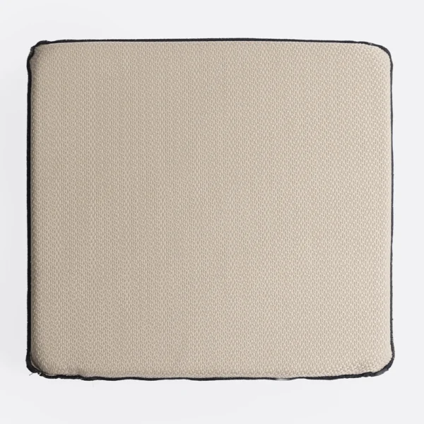 Soft Natural and White Outdoor Cushion – Available in Two Colours - Image 2