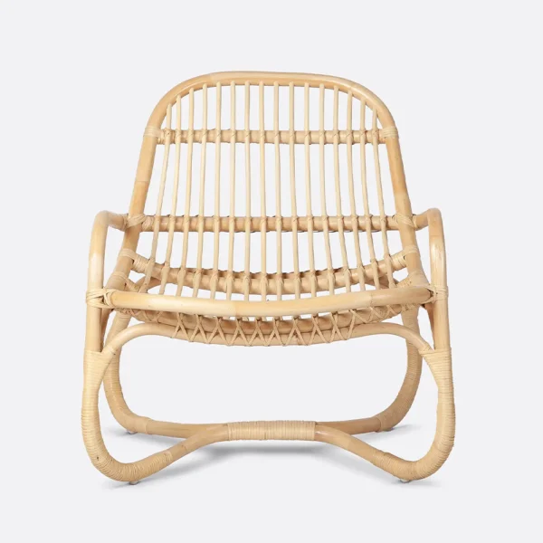 Hand Crafted Indoor Outdoor Rattan Lounge Chair