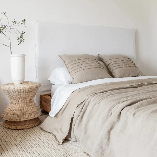 Natural Linen Headboard Cover - Available in Two sizes and Four Colours – Image 6