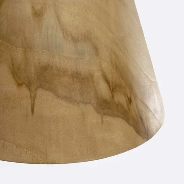 Natural Refined Teak Wood Ceiling Lamp – Image 3