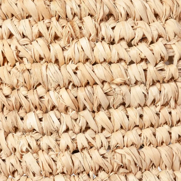 Textured Seagrass Shade with Iron Base Table Lamp - Image 4