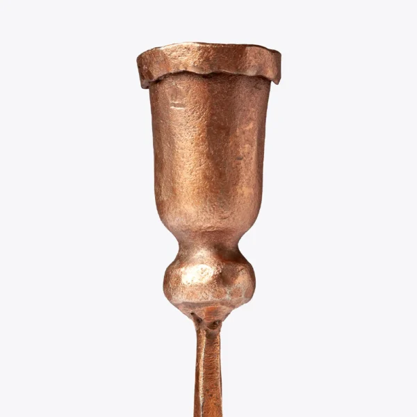 Stunning Copper Coloured Candle Holder - Image 3