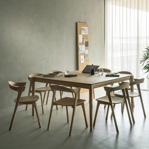 Timelessly Styled Solid Teak Wood Dining Table - Image 5