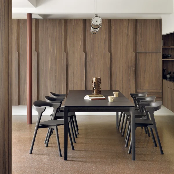 Timelessly Styled Solid Teak Wood Dining Table - Image 9