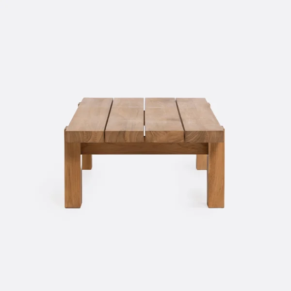Solid Natural Teak Wood Outdoor Coffee Table – Image 5