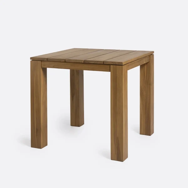 Iconic Natural Teak Wood Outdoor Dining Table - Image 4