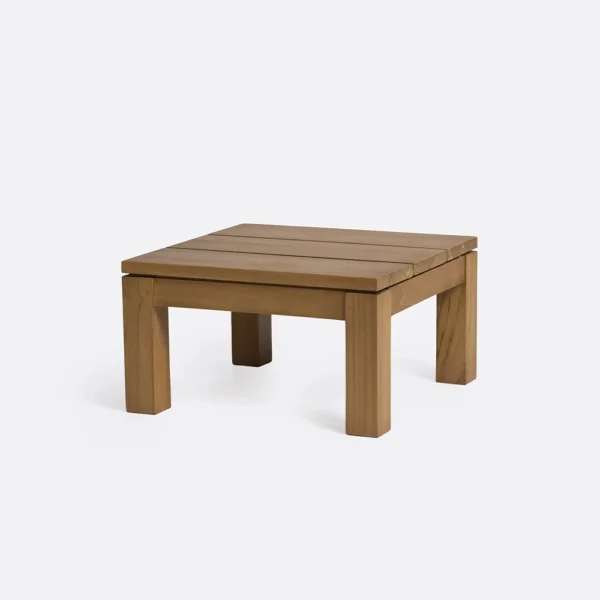 Natural Teak Wood Elegant Outdoor Side Table - Image 5