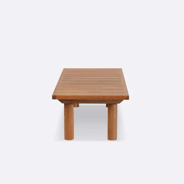 Reclaimed Solid Natural Teak Wood Outdoor Coffee Table – Image 5