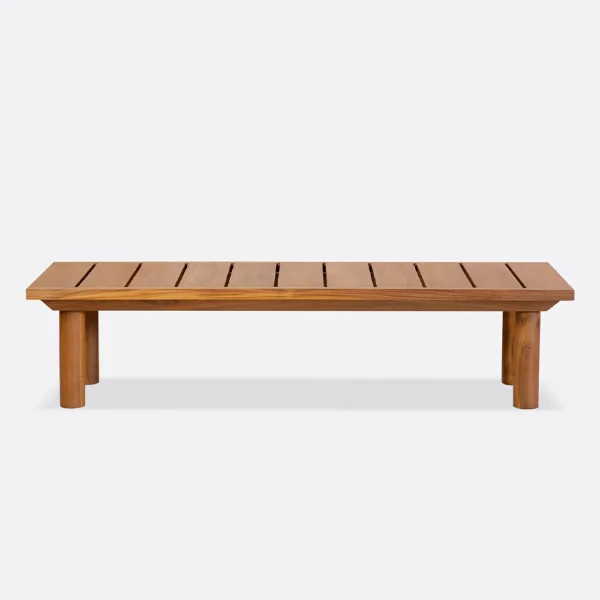 Reclaimed Solid Natural Teak Wood Outdoor Coffee Table