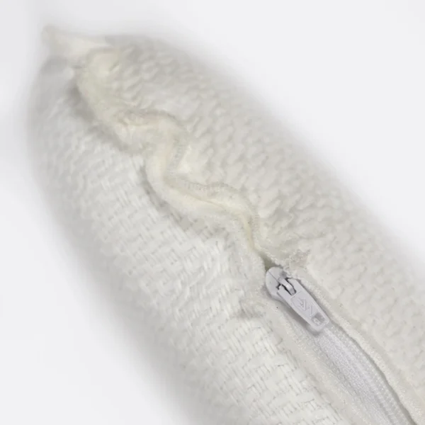 Organic Natural and White Outdoor Cushion - Available in Two Colours - Image 4