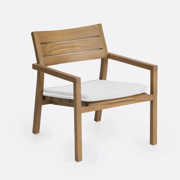 Organic Natural and White Outdoor Cushion - Available in Two Colours - Image 2