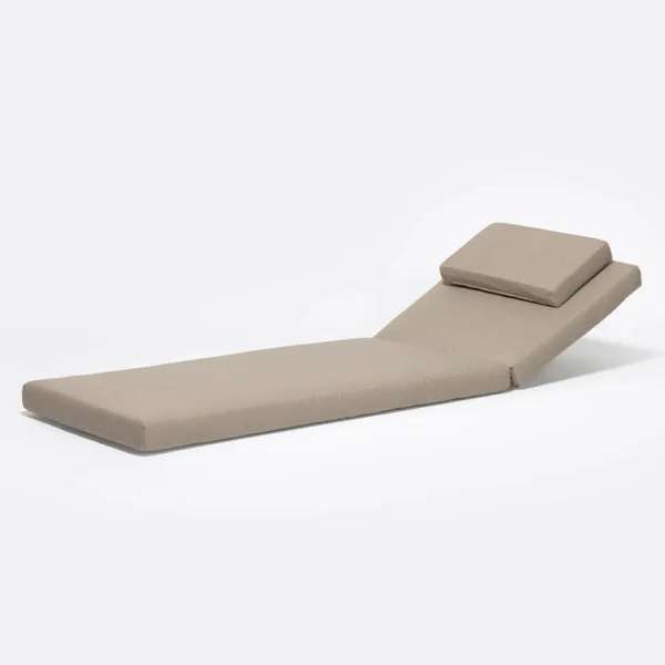 Minimalist Teak Wood Sunbed Mattress - Available in Two Colours