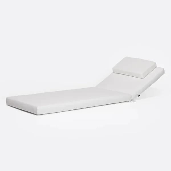 Minimalist Teak Wood Sunbed Mattress - Available in Two Colours - Image 2