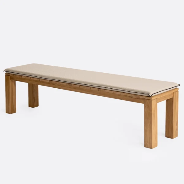 Rustic Natural and White Outdoor Cushion - Available in Two Colours