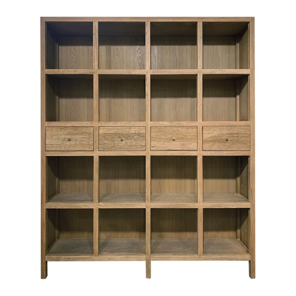 Timeless Light Oak Bookcase