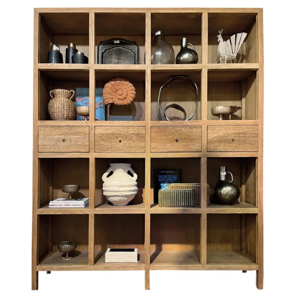 Timeless Light Oak Bookcase – Image 3