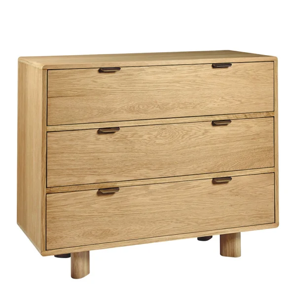 Reclaimed Rustic Light Oak Chest of Drawers - Image 5