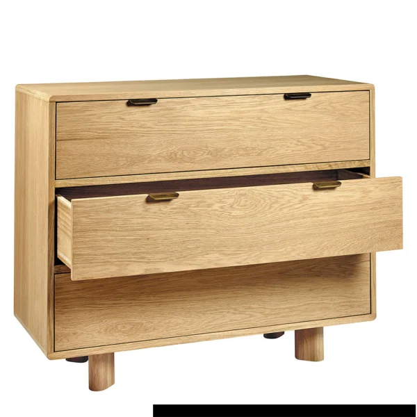 Reclaimed Rustic Light Oak Chest of Drawers - Image 3