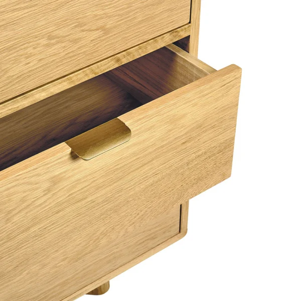 Reclaimed Rustic Light Oak Chest of Drawers - Image 4