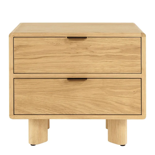 Reclaimed Rustic Light Oak Bedside Table