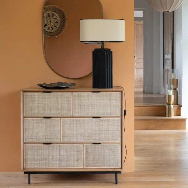 Elegant Contemporary Light Oak Chest of Drawers - Image 7