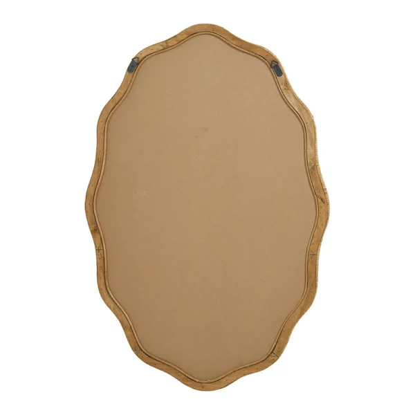 Artisanal Curved Rattan Wall Mirror - Image 4