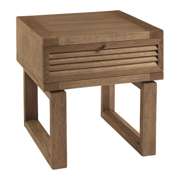 Timeless Rustic Oak Side Table - Image 3