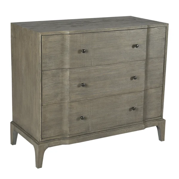 Refined Natural Oak Wood Chest of Drawers - Image 2