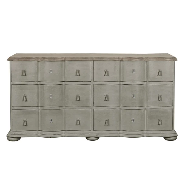 Elegant Rustic Large Chest of Drawers - Available in Two Colours - Image 2