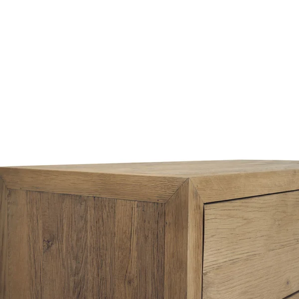 Rustic Natural Wood Grain Chest of Drawers – Image 6