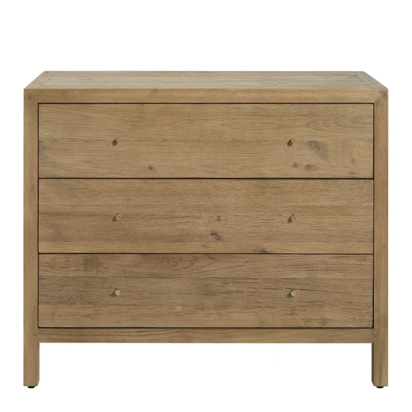 Rustic Natural Wood Grain Chest of Drawers