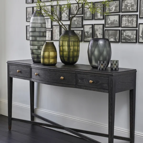 Curved Elegant Natural Console - Available in Two Colours - Image 4