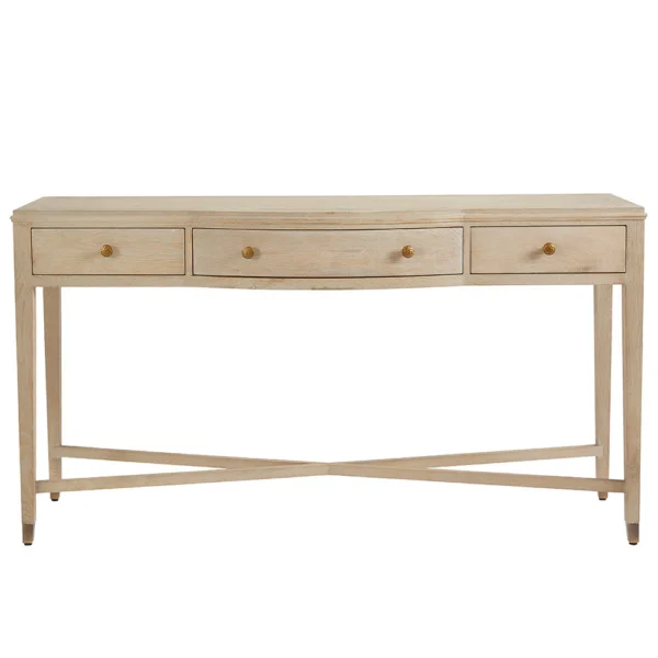 Curved Elegant Natural Console - Available in Two Colours