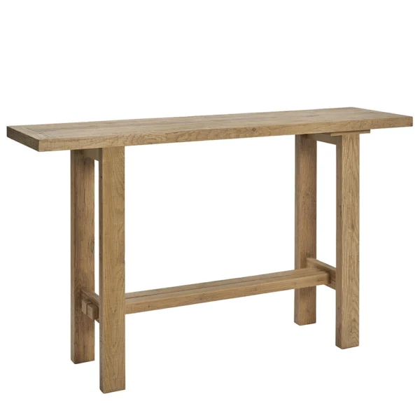 Rustic Light Oak Console - Image 2