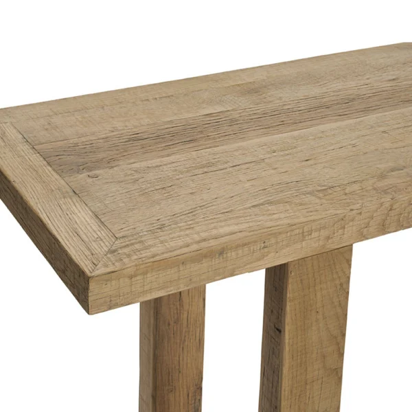 Rustic Light Oak Console - Image 3