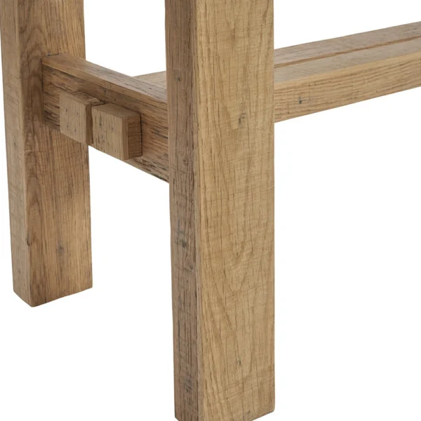 Rustic Light Oak Console - Image 5